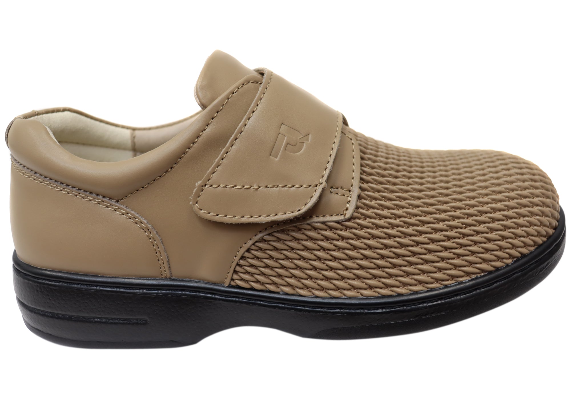 Propet Women's Olivia Leather Comfort Adjustable Strap Wide Fit Shoes - Comfortable Walking Shoes for Women with Wide Feet - Perfect for Work, Travel & Everyday Wear