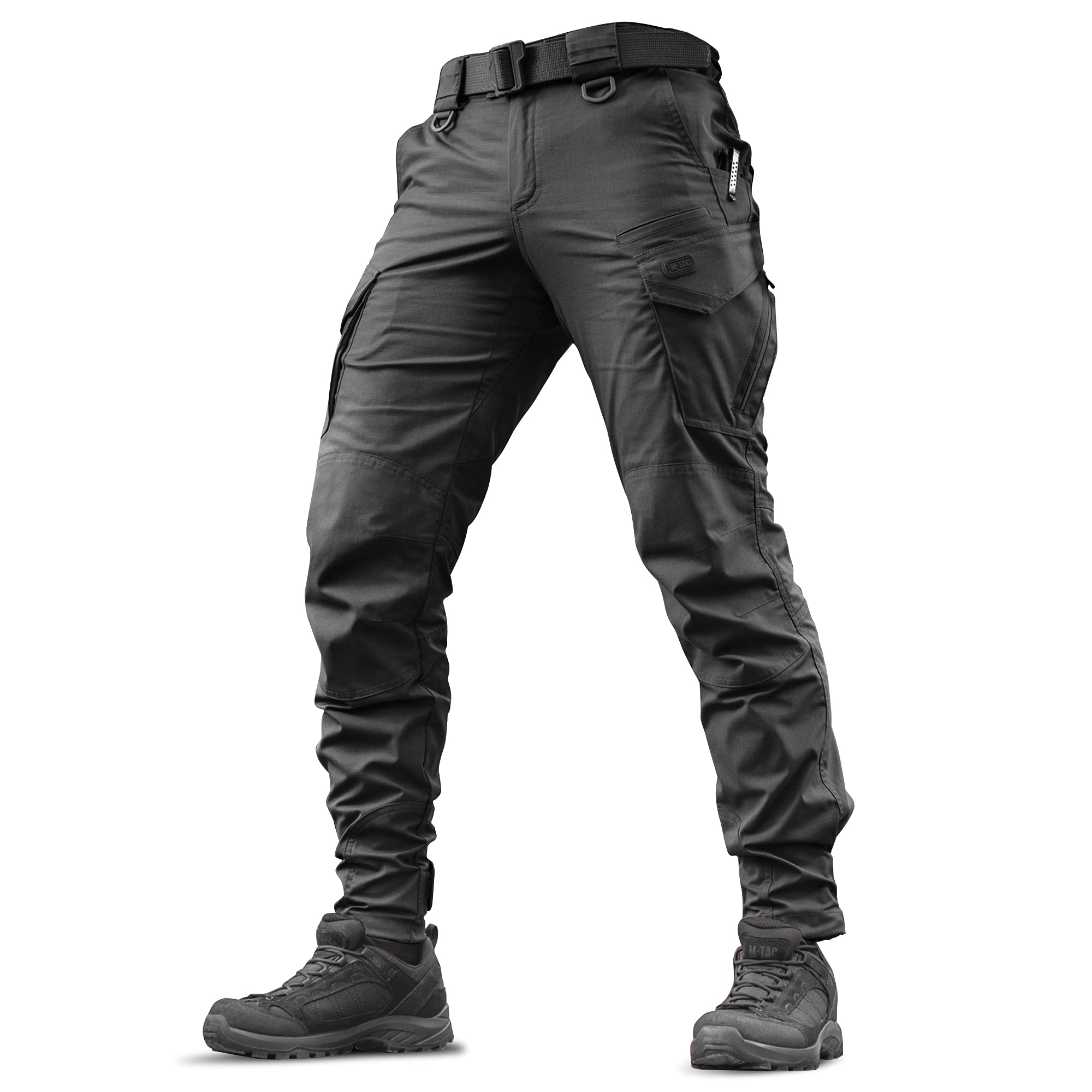 Aggressor Flex Men's Tactical Pants - Durable Cotton Cargo Pants with Multiple Pockets for Outdoor, Hiking & Workwear | Military Style Utility Pants for Adventure & Everyday Use