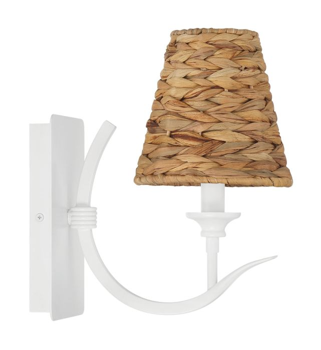 Craftmade Kokomo 1 Light Wall Sconce - Modern Indoor/Outdoor Wall Light Fixture for Living Room, Bedroom, Porch & Patio Lighting