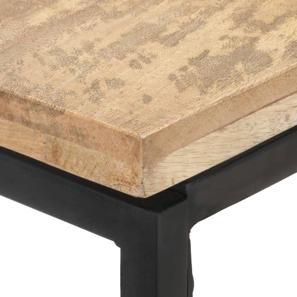 Modern 2-Tier Console Table with Mesh Shelves - 43.3