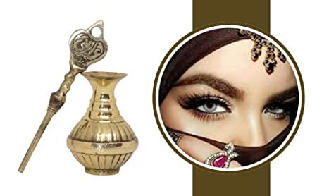 KAVIN Designer Surmadani Holder - Elegant Kajal & Surma Storage Box for Women & Girls - Perfect for Travel, Home, and Makeup Organizing (Pack of 1)