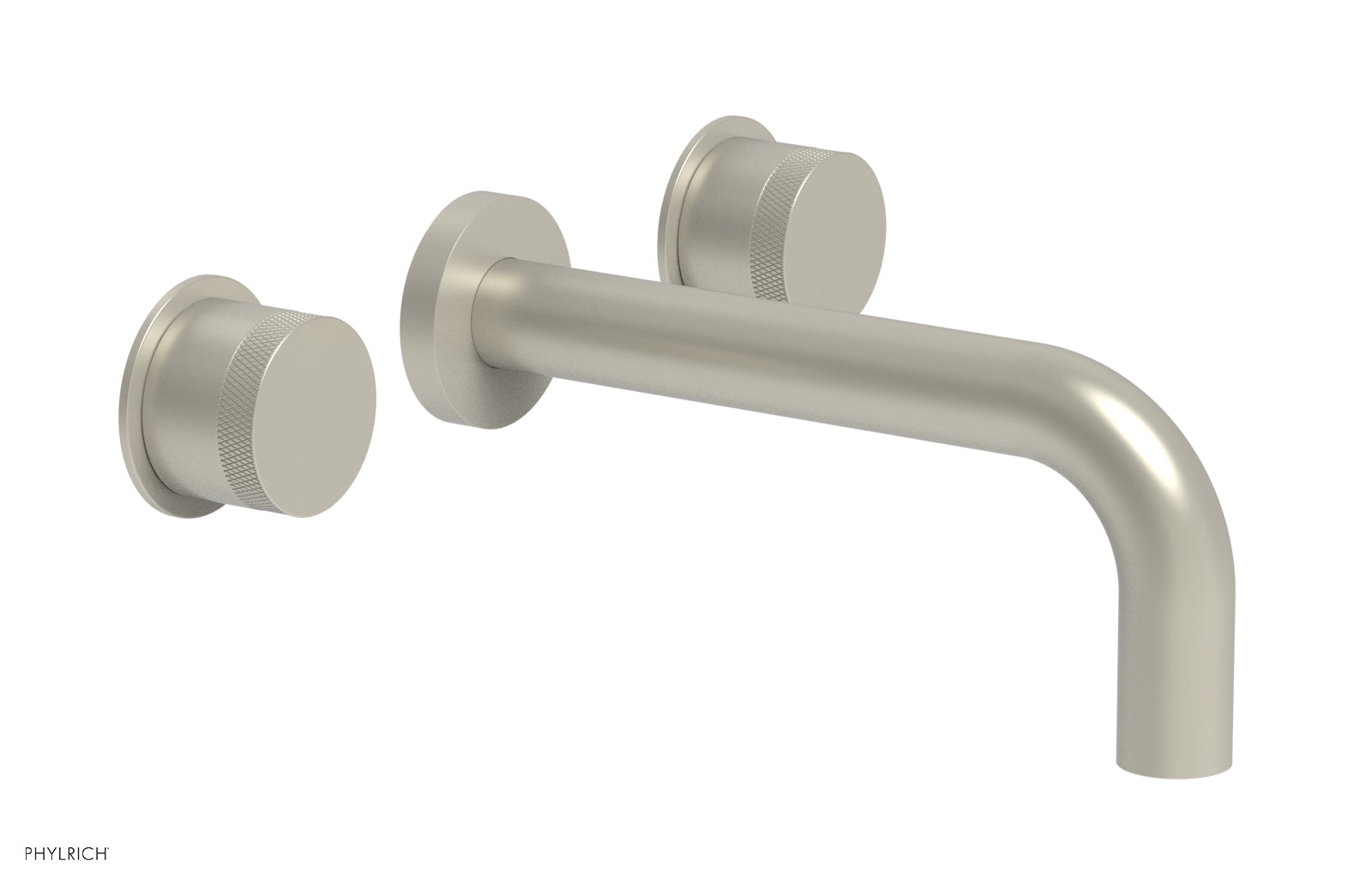 BASIC II Wall Mount Lavatory Set 230 11 - Modern Bathroom Sink Faucet for Small Spaces, Perfect for Apartments & Powder Rooms