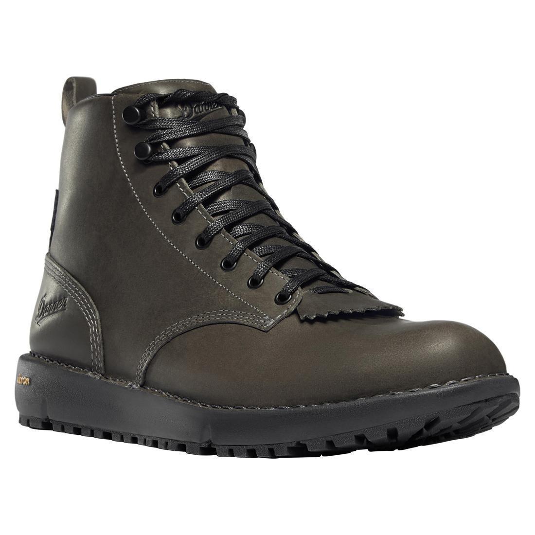 Logger 917 GTX Waterproof Hiking Boots for Men - Charcoal Gray - All-Terrain Outdoor Boots for Trekking, Camping & Mountain Climbing