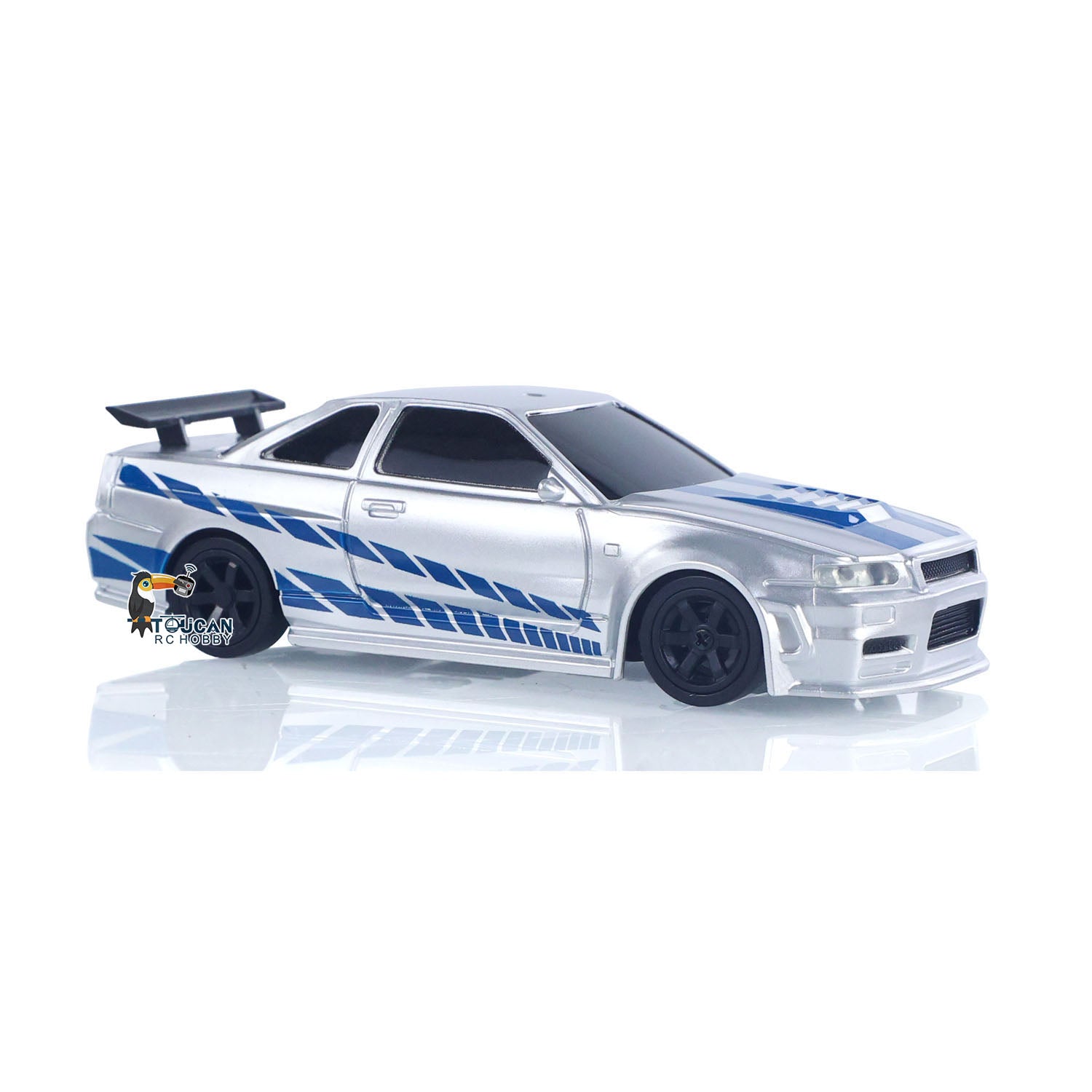 2.4GHz 1/43 Scale 4WD RC Drift Car - High Speed Remote Control Racing Vehicle with Gyroscope, LED Lights & RTR (Ready-to-Run) - Perfect for Indoor Racing, Drift Competitions & RC Hobby Enthusiasts