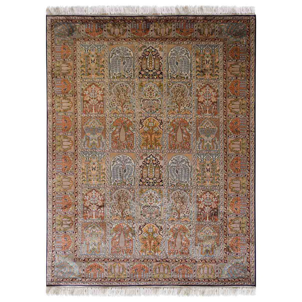 Hand Knotted Persian Rug - Authentic Oriental Wool Carpet for Living Room, Bedroom & Dining Area - Luxury Home Decor & Floor Covering