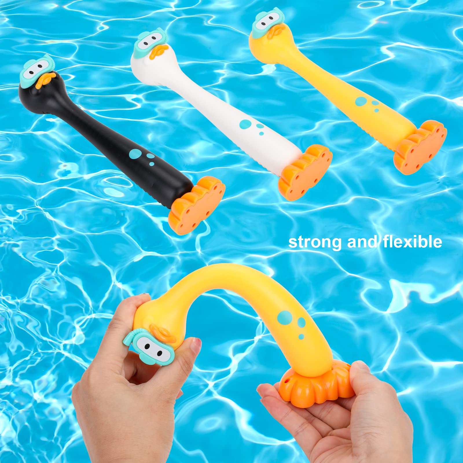3PCS Diving Sticks Pool Toys for Kids - Underwater Swimming Training Toys for Ages 4-12, Fun Dive Sticks for Pool Games & Water Play | Perfect for Backyard Pools, Beach Trips & Swim Lessons
