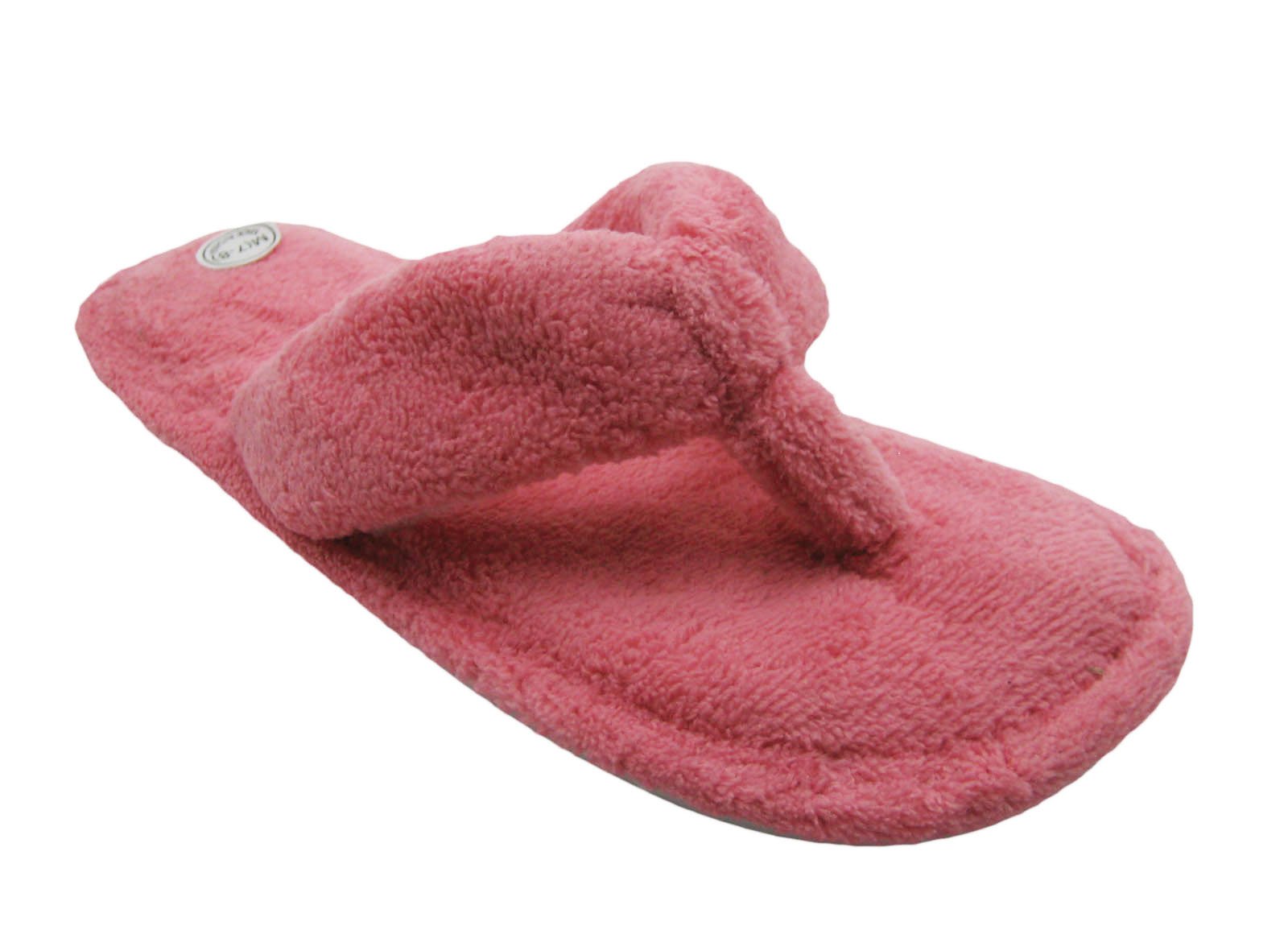 S&B Women's Fashion Terry Cotton Flip Flops - Soft House Slippers for Women & Girls - Comfortable Indoor/Outdoor Slides for Home, Spa, Beach & Poolside Use