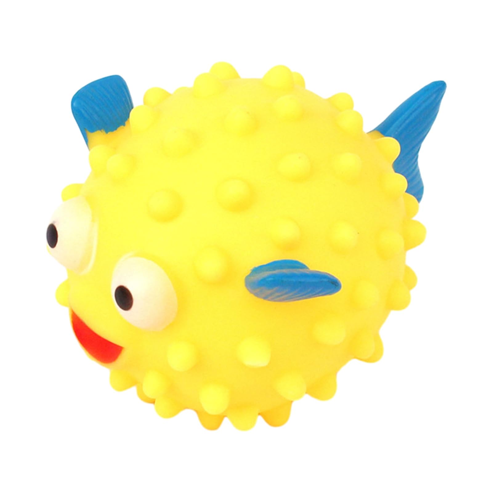 Durable Pet Teething Toy for Dogs & Cats - Interactive Chew Toy with Sound for Small & Medium Puppies - Safe Molar Relief for Teething Pets (Yellow) - Perfect for Puppy Training & Dental Health
