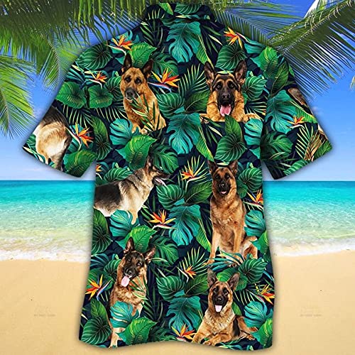 Stylish Tropical Hawaiian Shirts for Men & Women - Animal Print Short Sleeve Button Down Shirts Set of 40 - Perfect for Beach Vacations, Summer Parties & Casual Outings