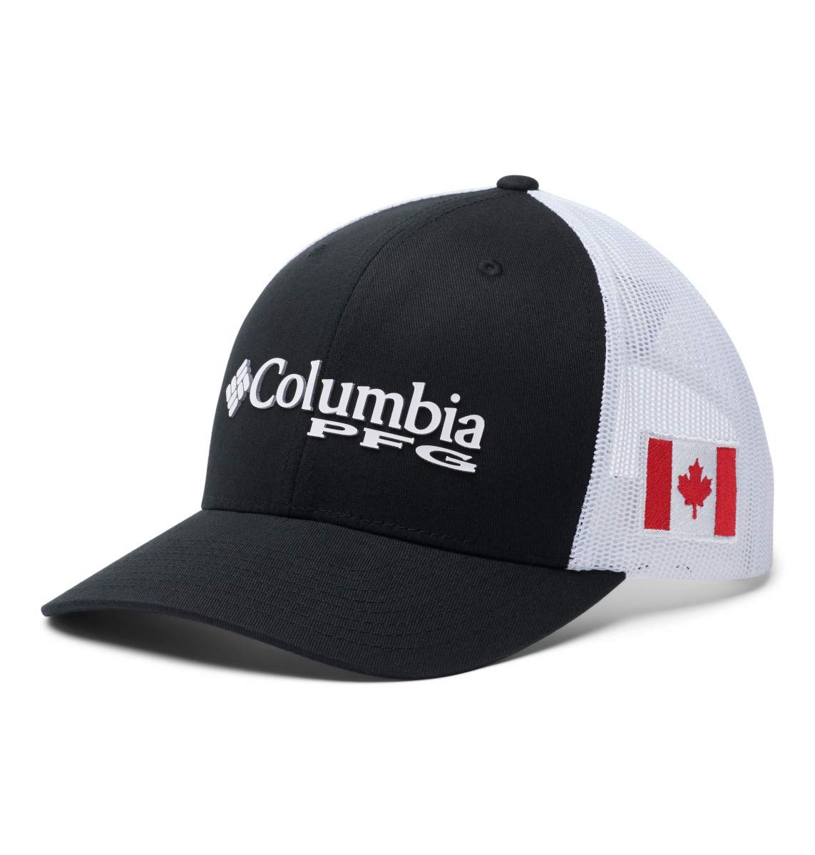 Columbia PFG Mesh Snap Back Ball Cap - Breathable Fishing Hat for Men & Women - Sun Protection, Adjustable Fit - Perfect for Outdoor, Hiking, Fishing, and Sports