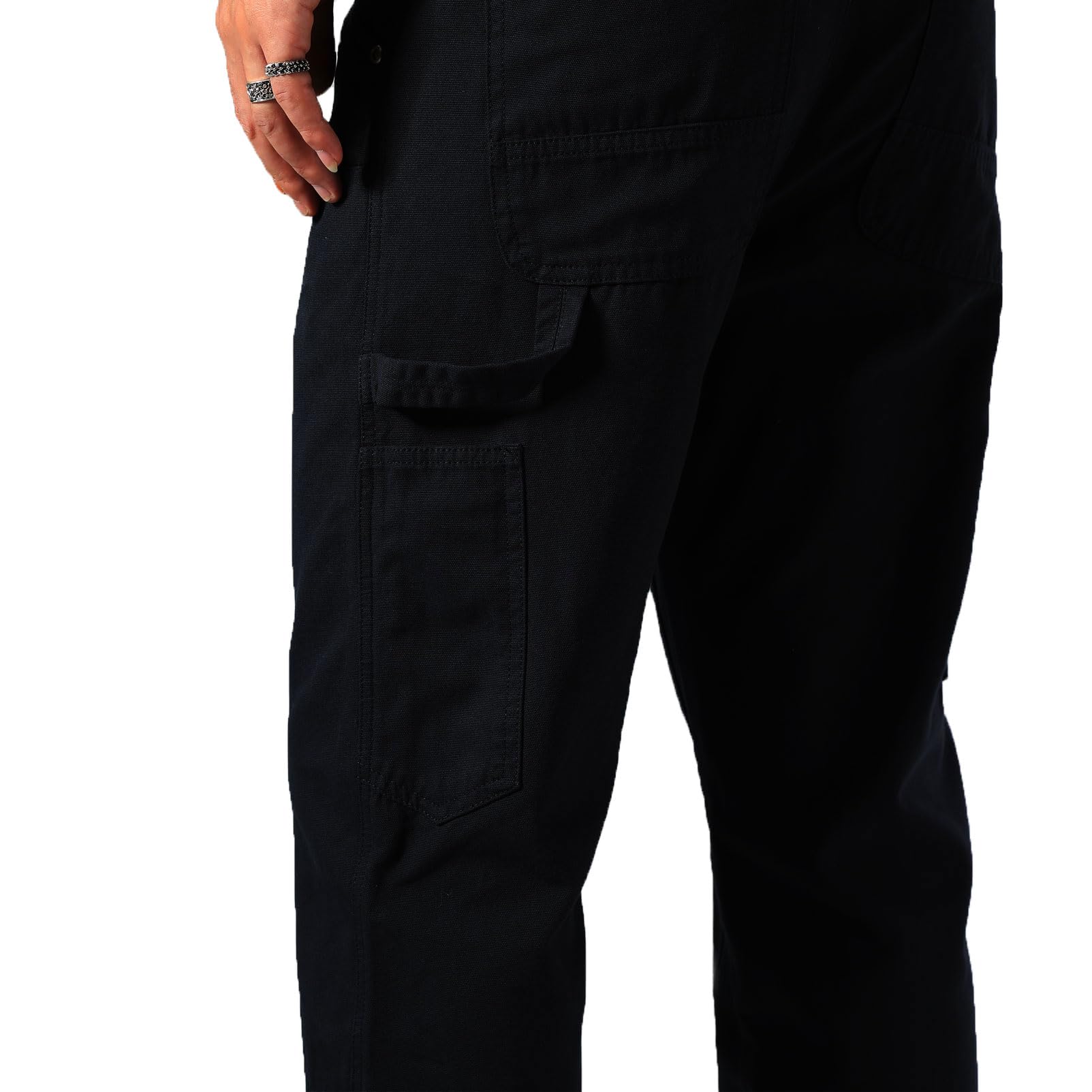 **Durable Men's Work Pants - Straight Fit Carpenter & Utility Pants with Double Knee - Twill Fabric for Painters, Construction & Outdoor Work**    (*Use Scenarios: Ideal for construction workers, painters, carpenters, DIY projects, and outdoor labor.*)