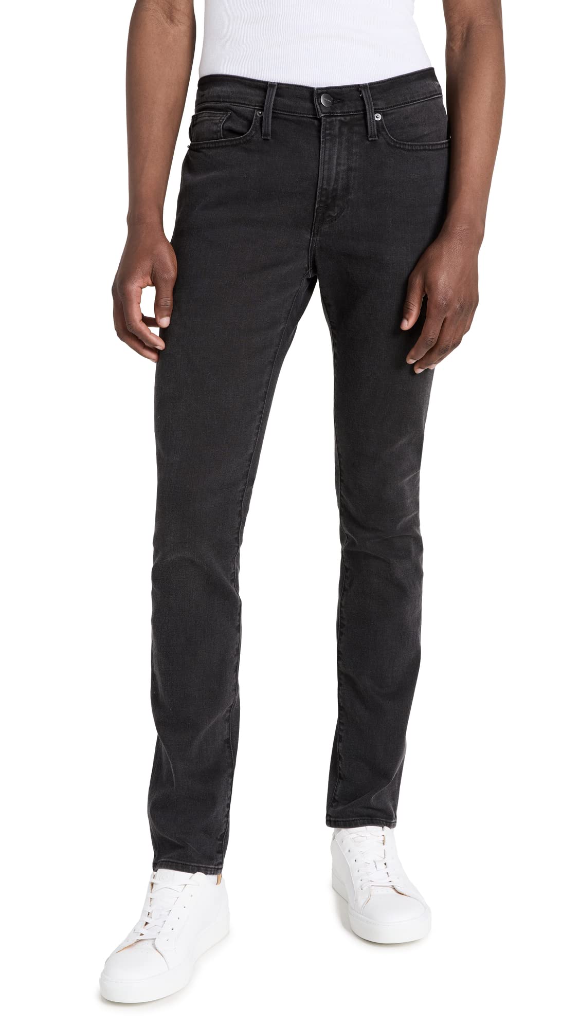 FRAME Men's L'Homme Skinny Fit Stretch Denim Jeans - Slim Tapered Ankle-Length Pants for Casual Wear & Night Out