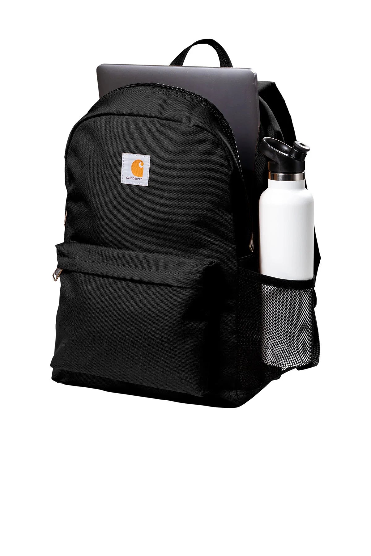 Carhartt Canvas Backpack - Durable Black Branded Backpack for Work, School & Outdoor Adventures