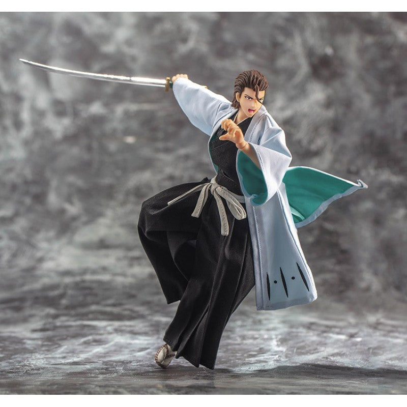 Dasin Models 1/12 Scale 6 Inch Bleach Sosuke Aizen Anime Action Figure Collectible Toy - Perfect for Display, Anime Collections & Cosplay Props