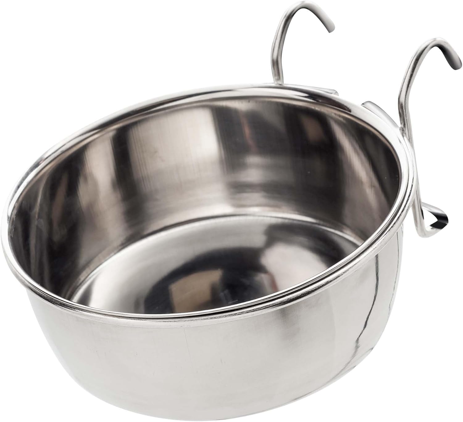 Stainless Steel Bird Feeder Cup - Durable Hanging Water & Food Dish for Parrots, Canaries & Small Birds - Perfect for Cages, Aviaries & Outdoor Use