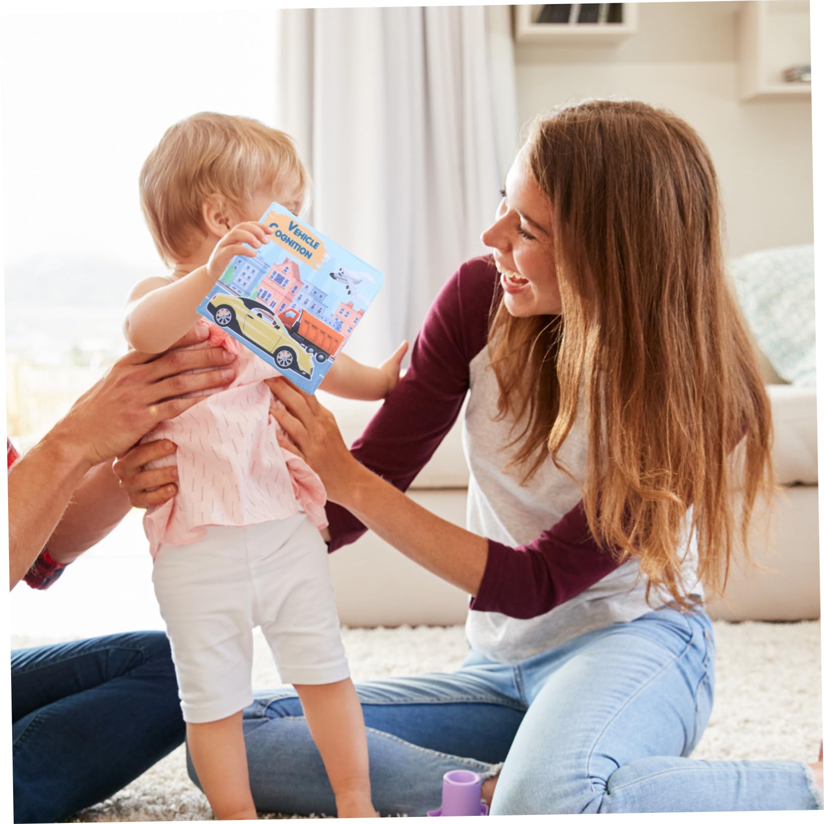 RORPOIR Early Education ABC Crinkle Book - Soft Cloth Baby Book for Toddlers, Infants & Kids | Educational Learning Toy with Storytelling for Sensory Play & Travel