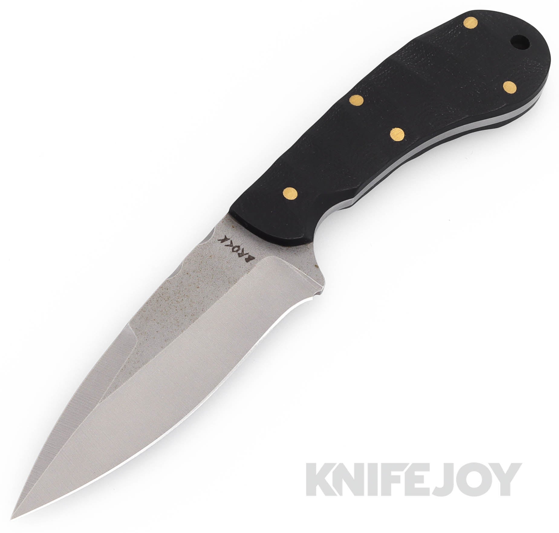 Brock Blades Joe Watson Collaboration Fixed Blade Knife - CPM 3V Steel Blade with Black G10 Handle - Hunting, Camping & Outdoor Survival Gear