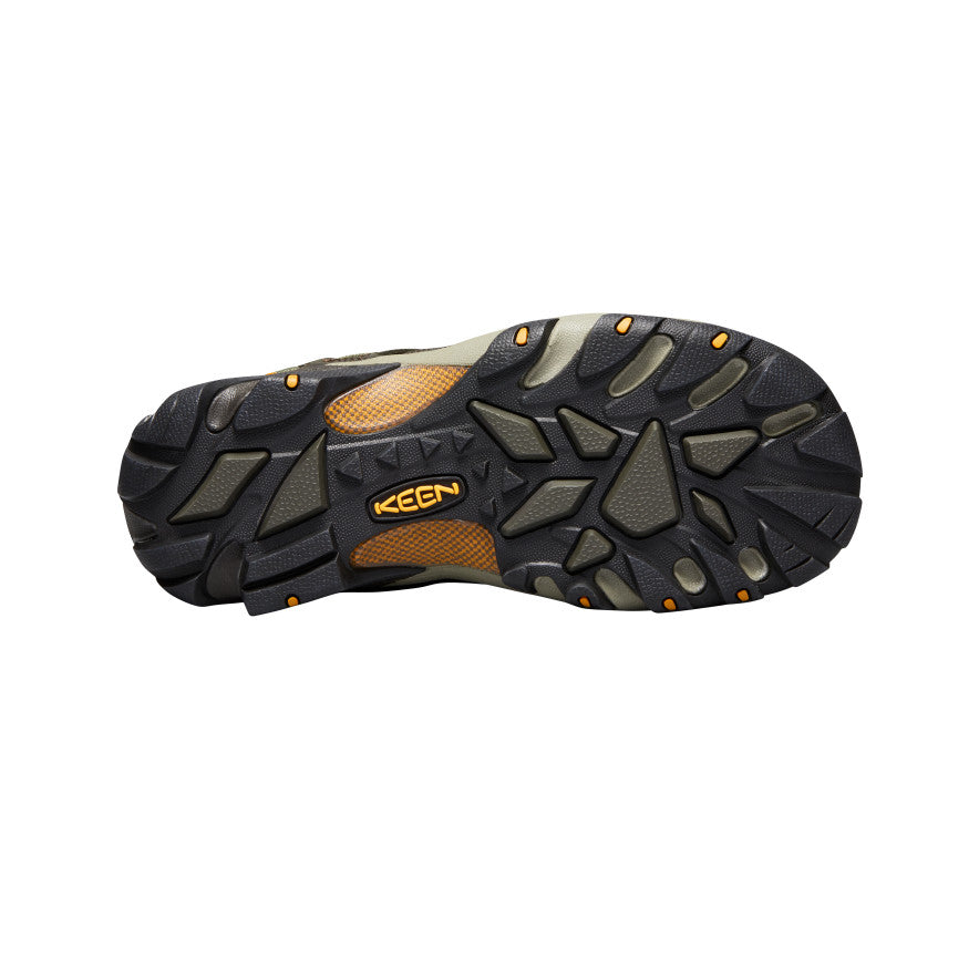 Men's Voyageur Waterproof Hiking Boots - Black Olive/Inca Gold | Outdoor Trekking, Camping & Trail Running Shoes for Men