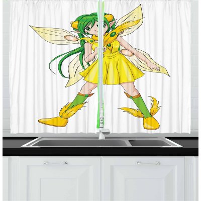 A Magical Kitchen Transformation with Ambesonne Anime Curtains