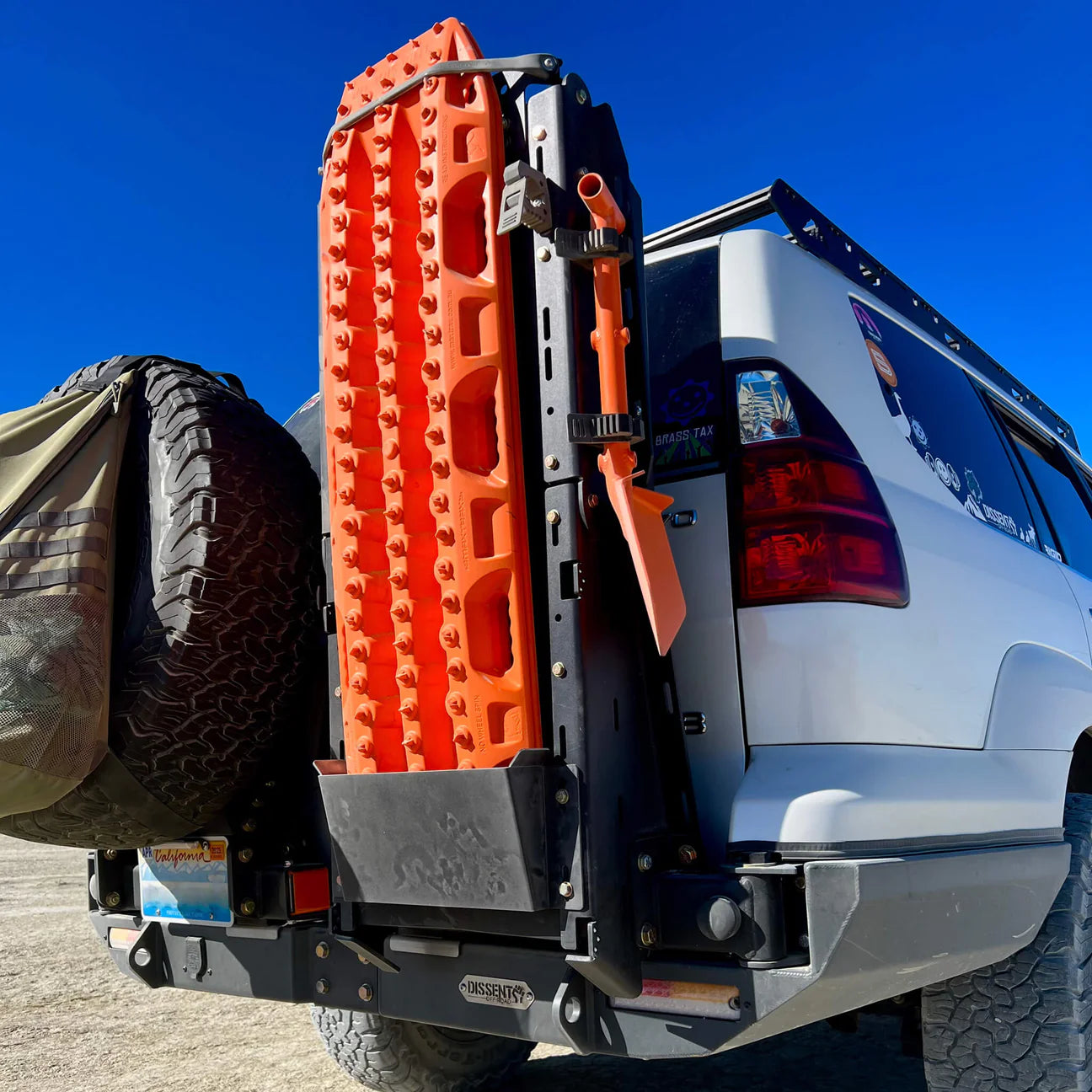 Dissent Off Road MaxTrax Mount for Overland Panel & Pro Swing Outs - Heavy Duty Vehicle Roof Rack Accessory for Off-Road Adventures & Camping Trips