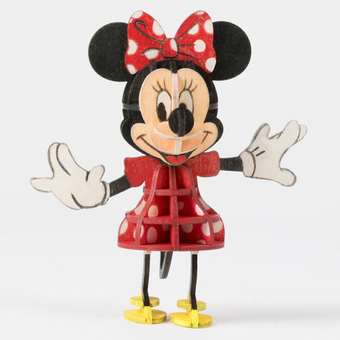 IncrediBuilds Disney Minnie Mouse Book and 3D Wood Model Kit - DIY Craft Project for Kids, Disney Fans & Collectors | Perfect for Birthday Gifts, Home Decor & Creative Play