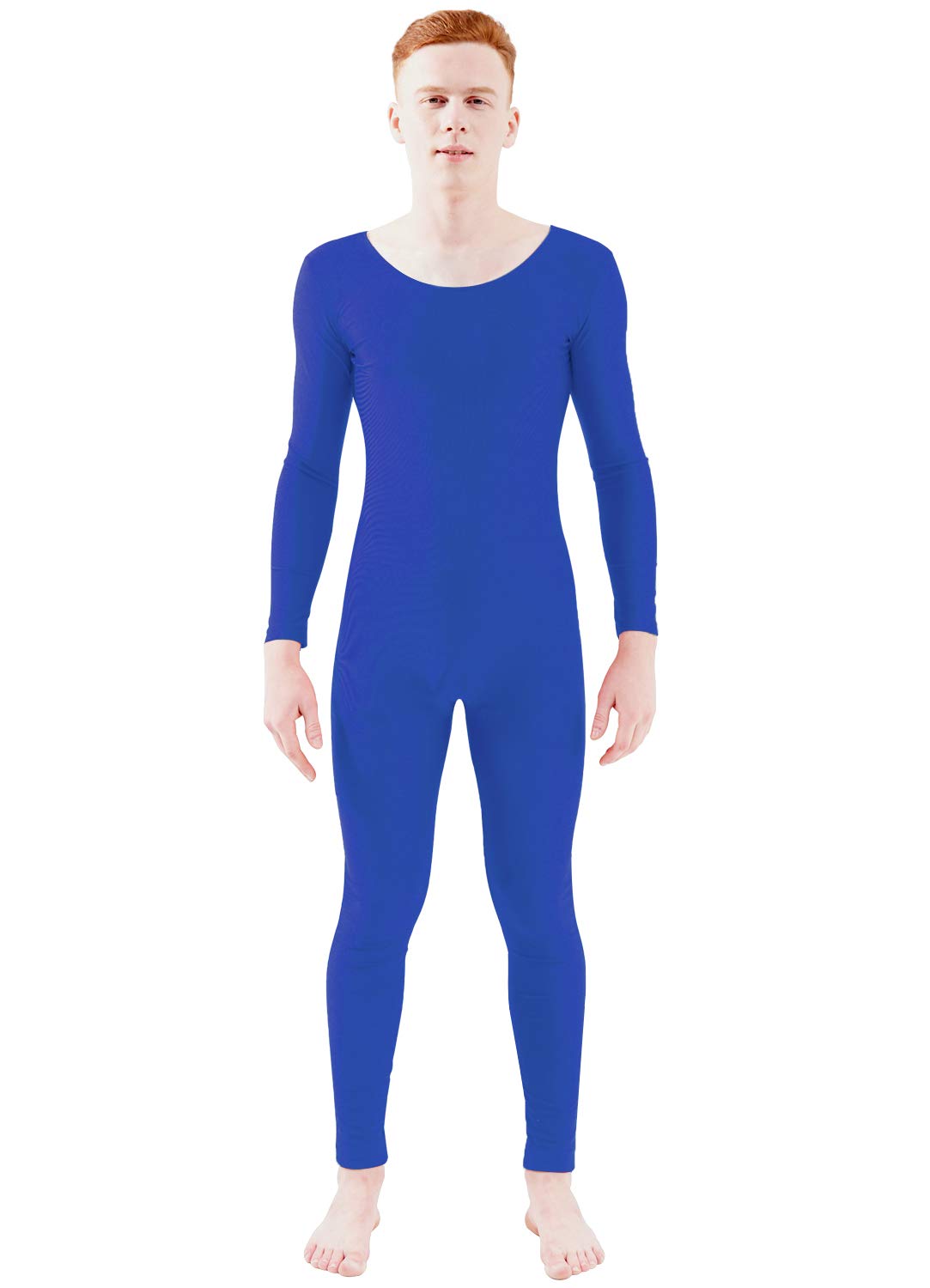 Ensnovo Women's Long Sleeve Scoop Neck Spandex Dance Unitard - Stretchy Ballet Bodysuit for Jazz, Yoga & Performance - Perfect for Dance Classes, Costumes & Stage Shows