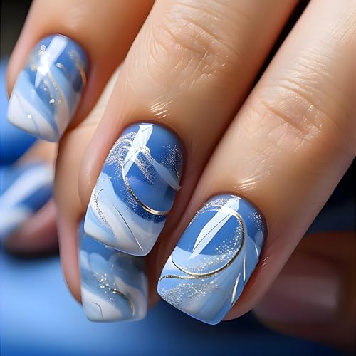 100-Fresh and light blue and white gradient