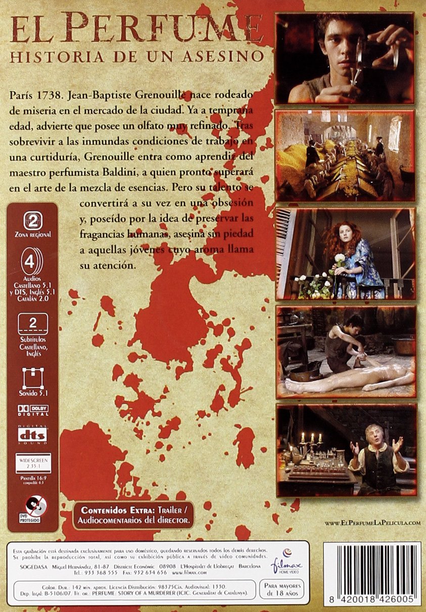 Perfume: The Story of a Murderer - English, Spanish & French Edition | Mystery Thriller Novel for Book Lovers & Crime Fiction Fans - Perfect for Reading Clubs & Gifts