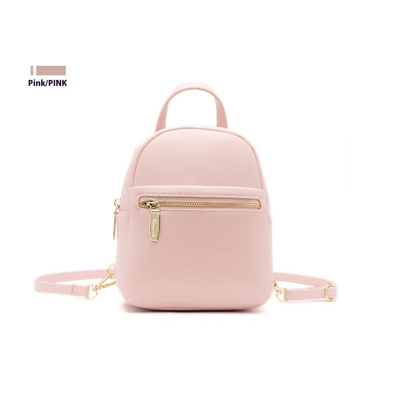 Vegan Leather Mini Backpack for Women - Large Capacity Lightweight Travel Daypack - Perfect for School, Work, Gym & Outdoor Activities