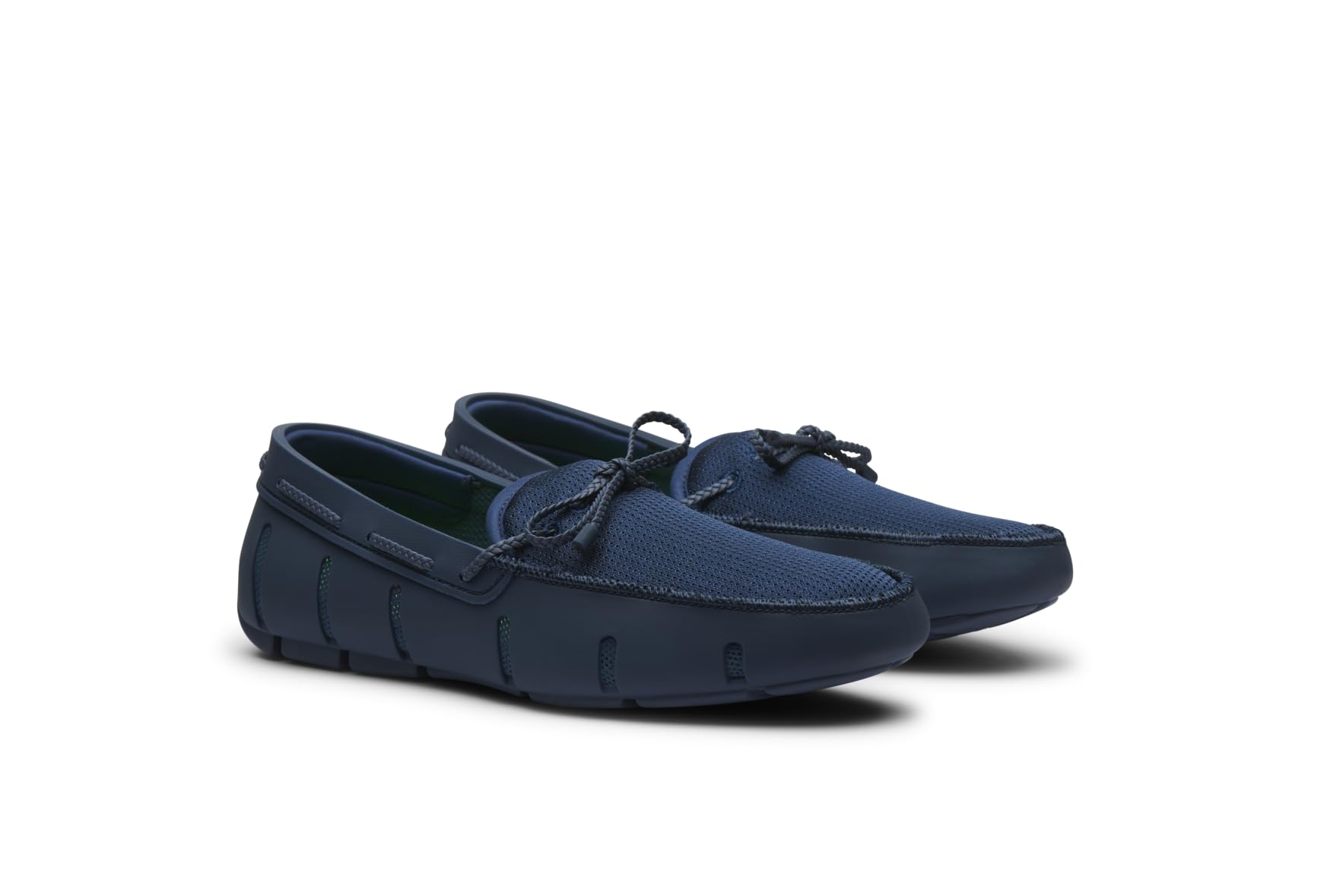 SWIMS Men's Loafers - Braided Lace Casual Slip-On Shoes | Comfortable & Stylish Boat Shoes for Men | Perfect for Beach, Vacation & Summer Outfits