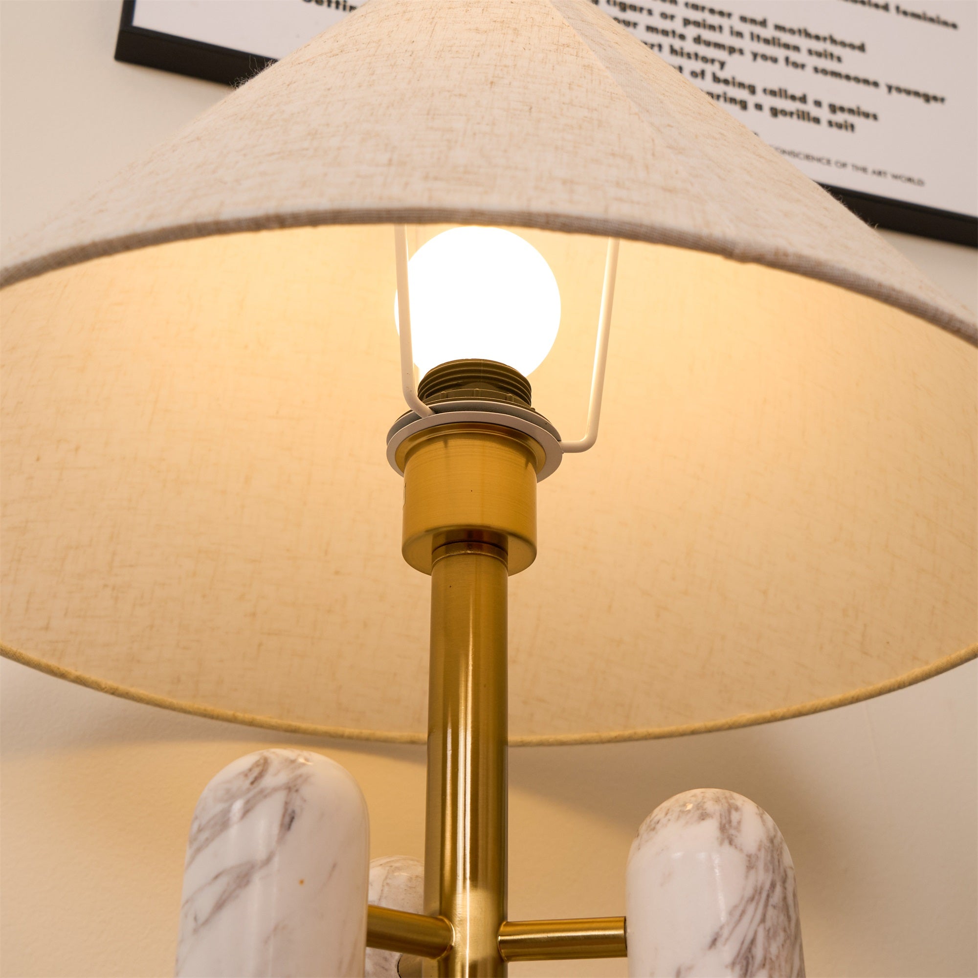 Lloyd Modern Table Lamp - Adjustable Brightness LED Desk Lamp for Home Office, Bedroom & Living Room | Perfect for Reading, Working & Relaxing