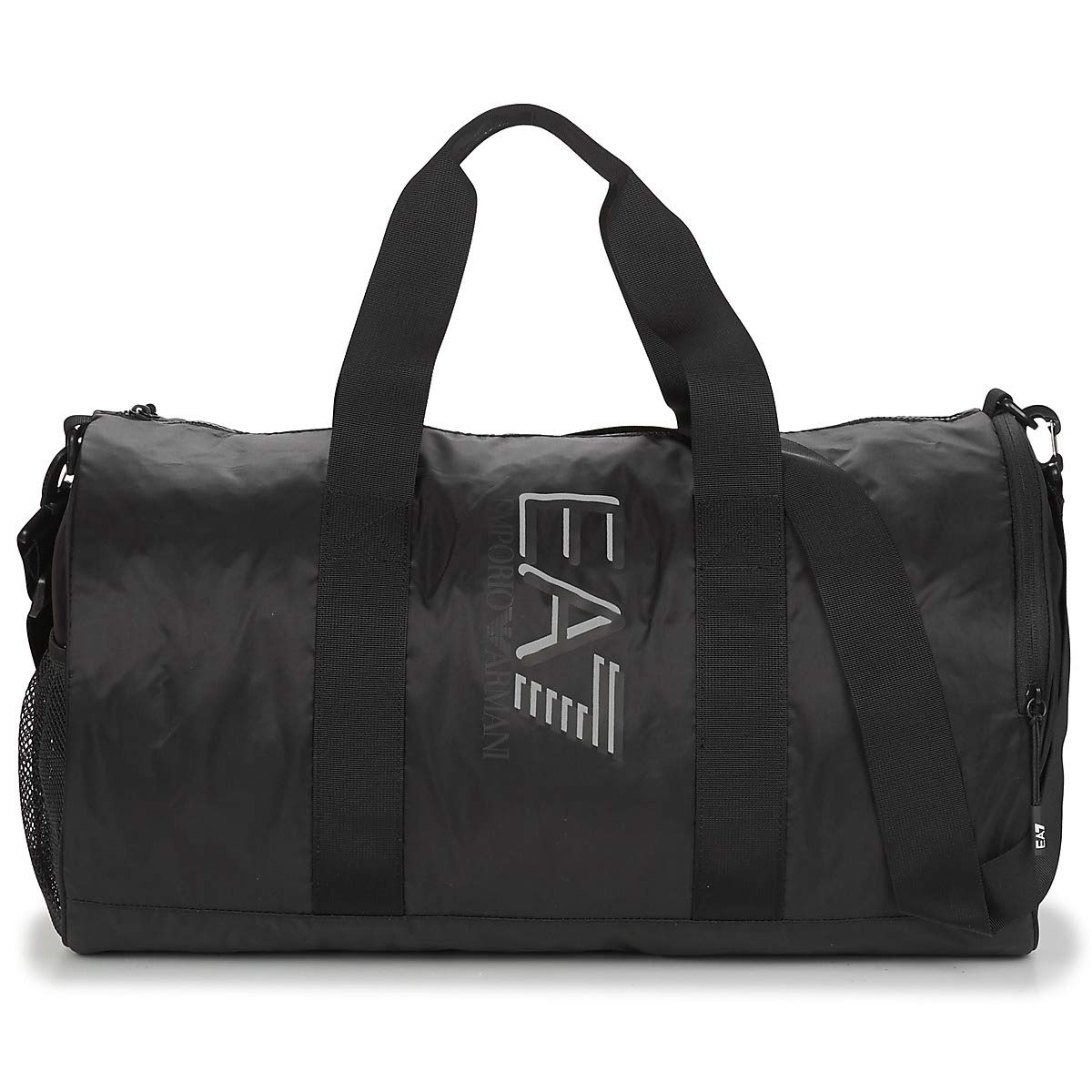 EMPORIO ARMANI EA7 Men's Gym Bag - Black Sports Duffel Bag for Training & Travel - Waterproof Gym Bag for Men with High Visibility Design - Perfect for Workout, Gym, Sports & Travel Essentials Storage