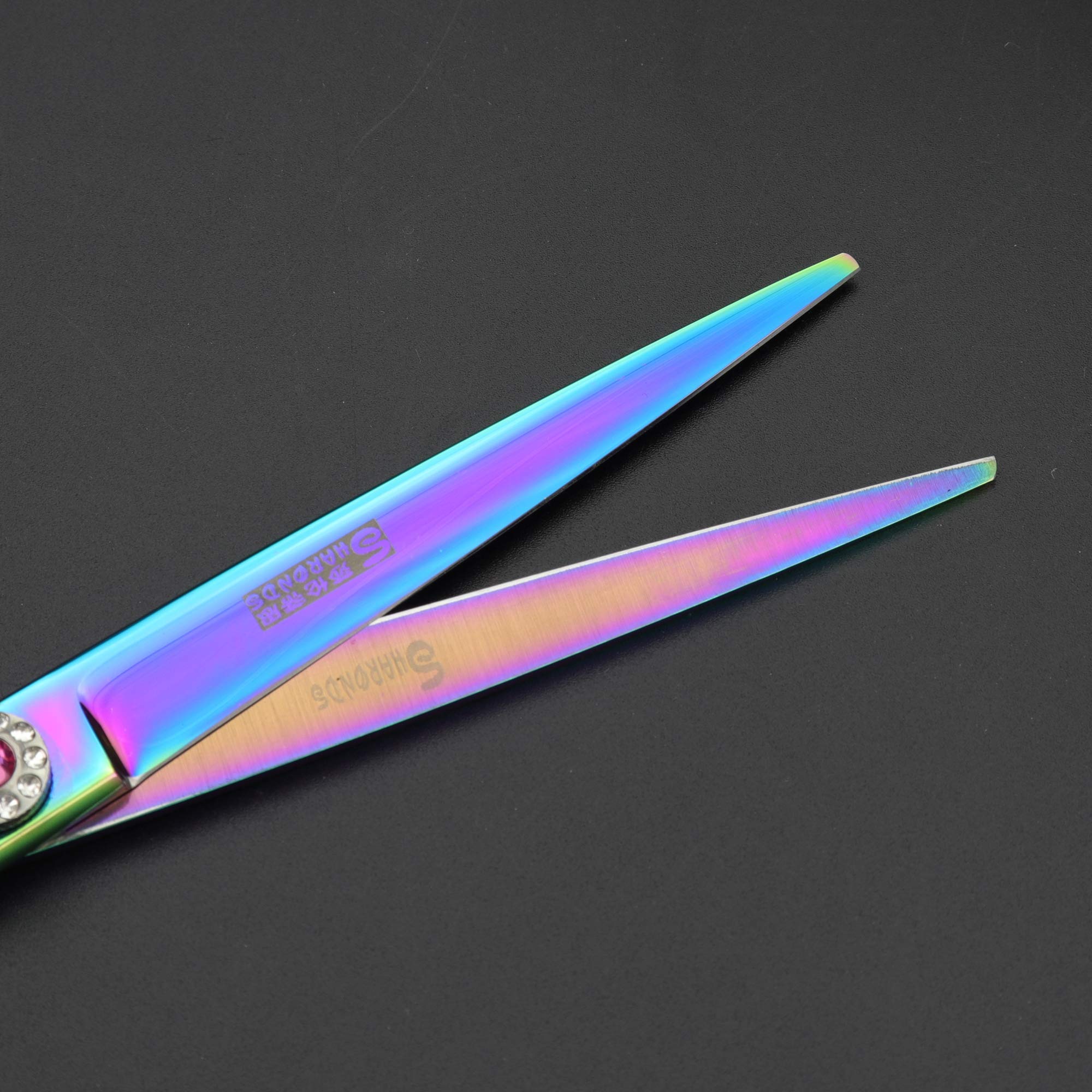 7” Professional Hair Cutting Scissors - Ultra Sharp Stainless Steel Barber Shears for Stylists & Home Use (Purple) | Perfect for Salon, DIY Haircuts & Hairstyling
