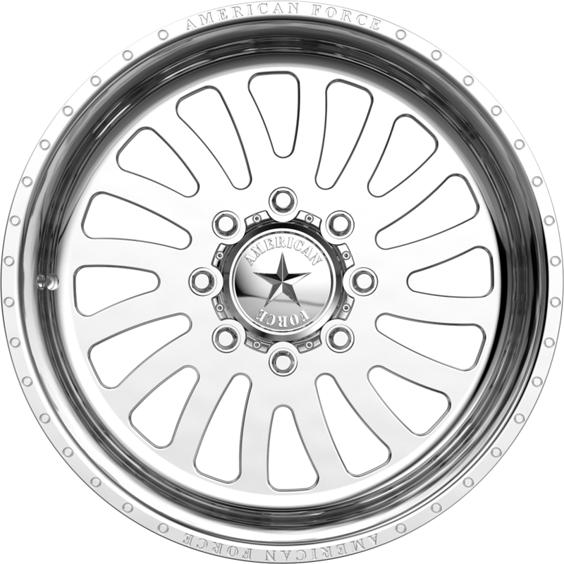 American Force 20x10 AFW74 Octane SS Polished 18mm Wheels - Premium Alloy Rims for Trucks & SUVs - Perfect for Off-Roading, Custom Builds & Show Vehicles