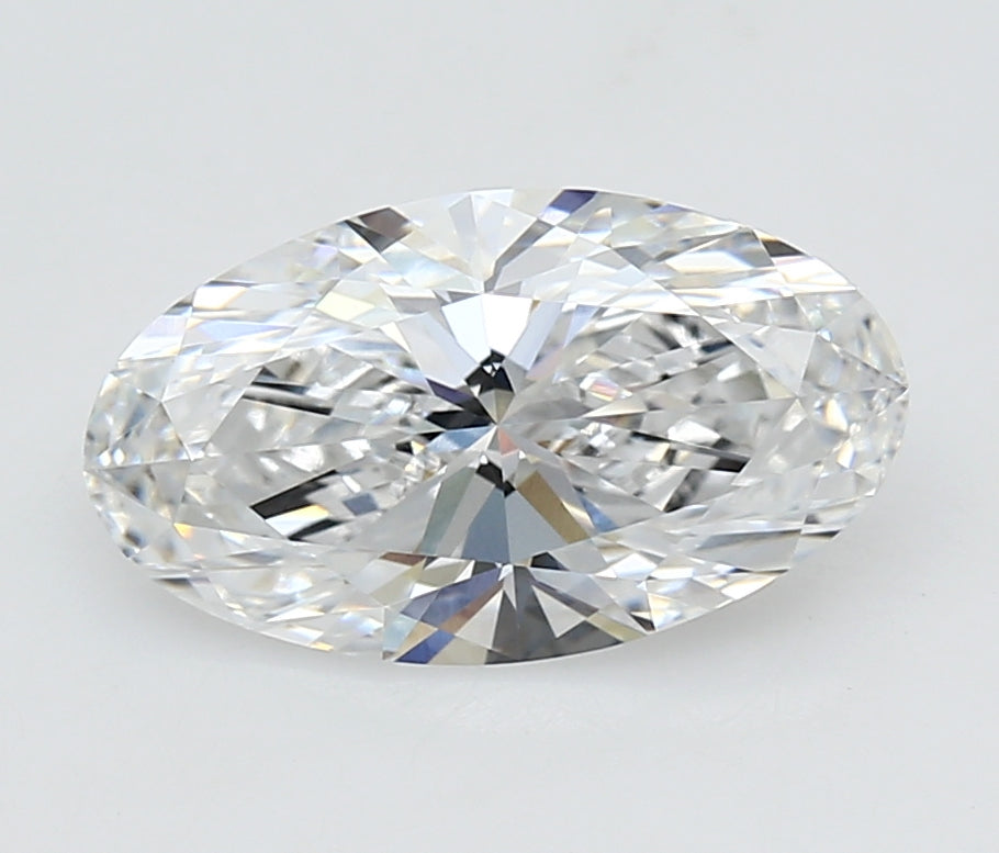 3.0 Carat Oval Lab Grown Diamond - GIA Certified, VVS1 Clarity, D Color | Perfect for Engagement Rings & Anniversary Gifts