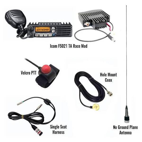 Portable Single Seat Mobile Radio Kit - Compact & Lightweight for Car, Home, and Outdoor Use