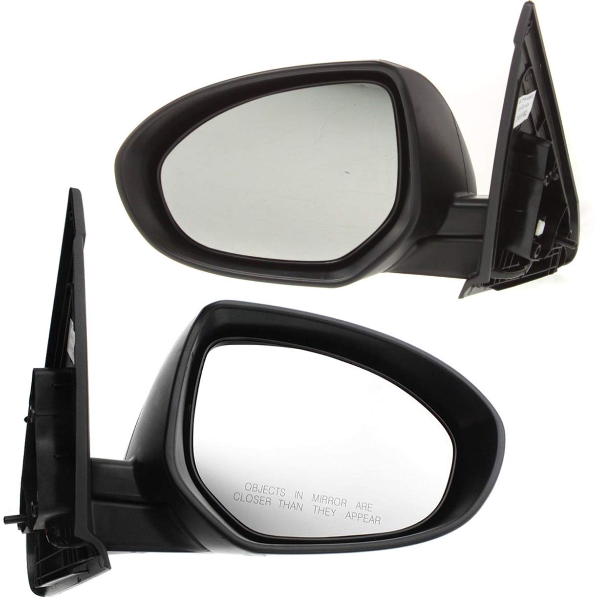 Kool Vue Set of 2 Side Mirrors Compatible with 2010-2013 Mazda 3 & Mazda 3 Sport - Driver & Passenger Replacement Mirrors (MA1320159, MA1321159) - Perfect for Enhanced Visibility and Safe Driving