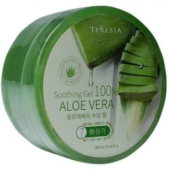 Soothing Aloe Vera Gel 300ml (10.14 fl oz) - Hydrating & Cooling Skin Relief for Sunburn, Acne & Dryness - Perfect for After Sun Care & Daily Skincare
