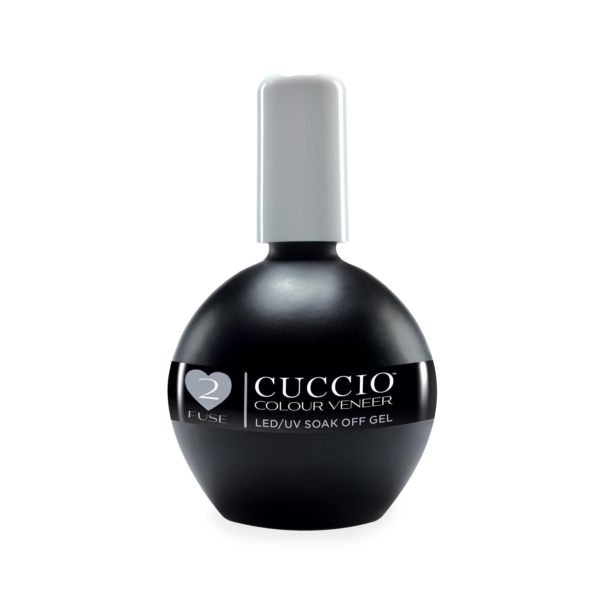 Cuccio Veneer Bubble Bottle Fuse No. 2 - 2.5oz Nail Polish Remover for Gel & Acrylic Nails | Salon Quality, Fast-Acting Formula for Professional & At-Home Manicures