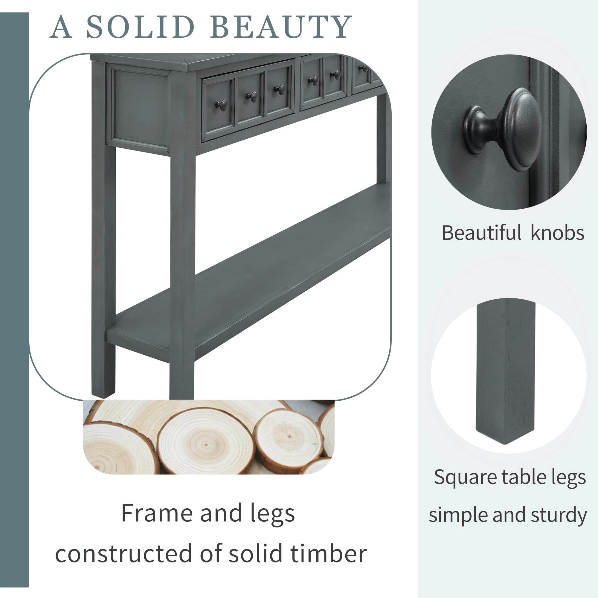 Merax Sofa Table - 60