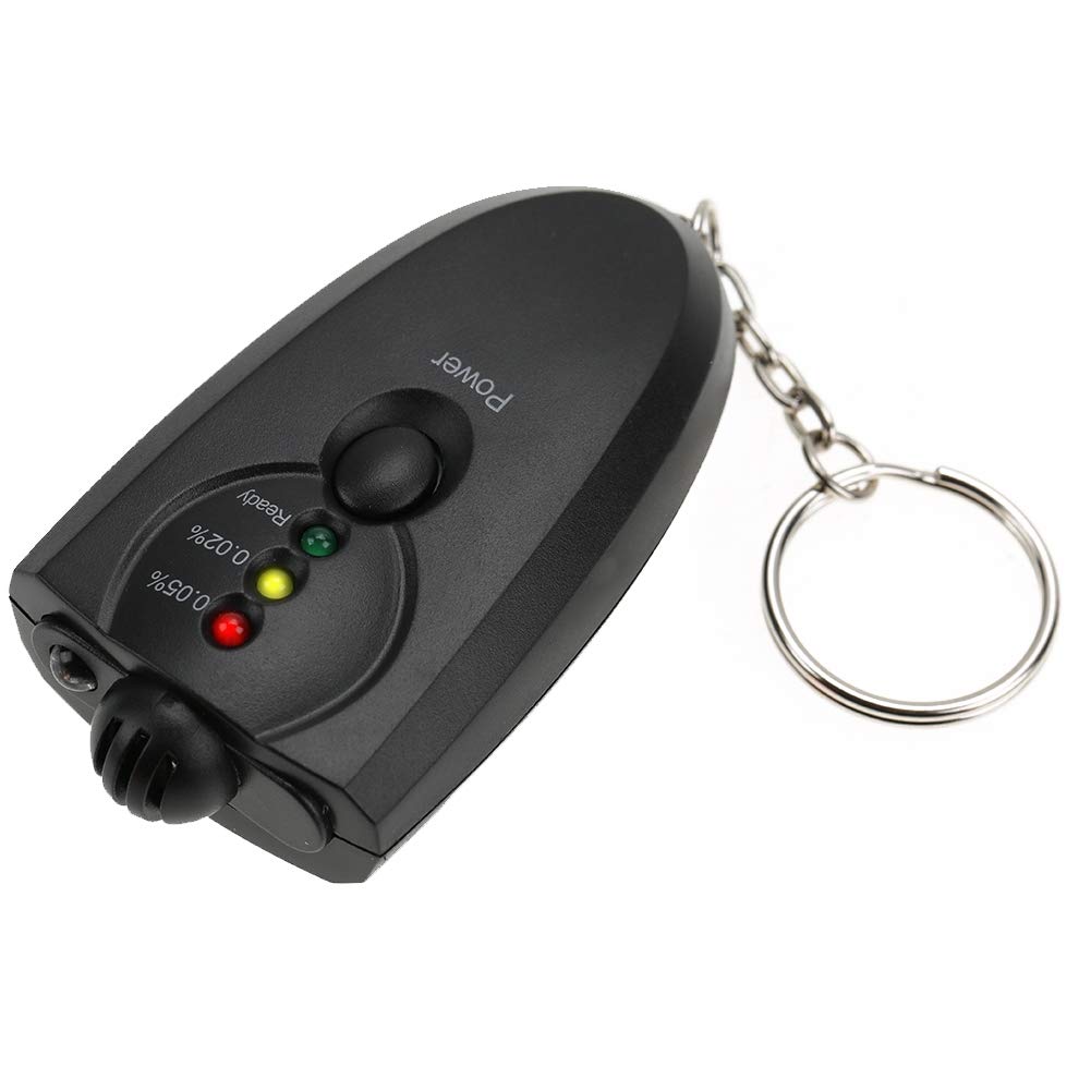 Professional Keychain Breathalyzer - High Accuracy Portable Alcohol Tester with LED Display | Perfect for Personal Safety, Workplace Testing & Nightlife Scenes