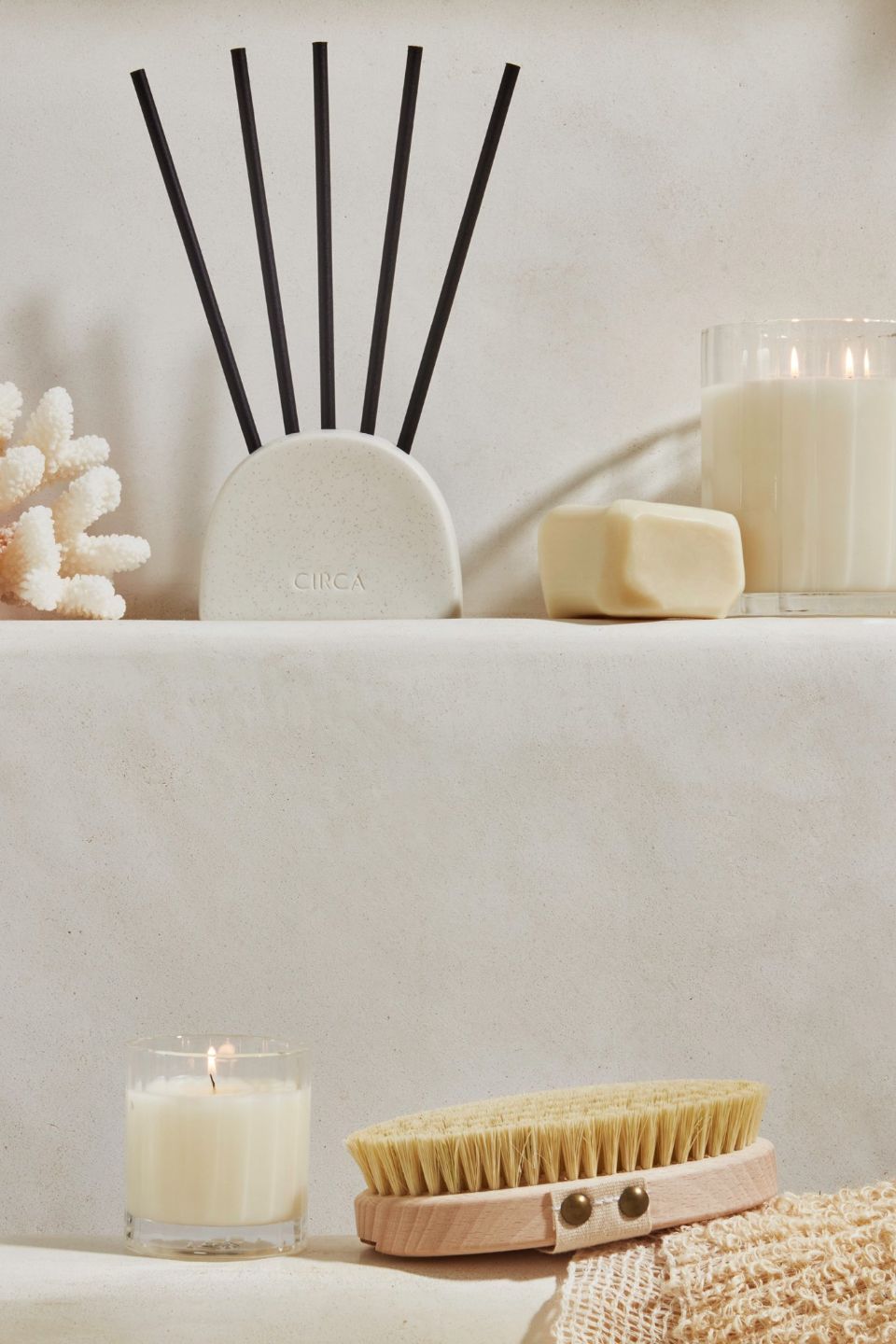 Premium CH Sea Salt & Vanilla Scented Candle 60g - Relaxing Aromatherapy for Home, Spa, and Meditation