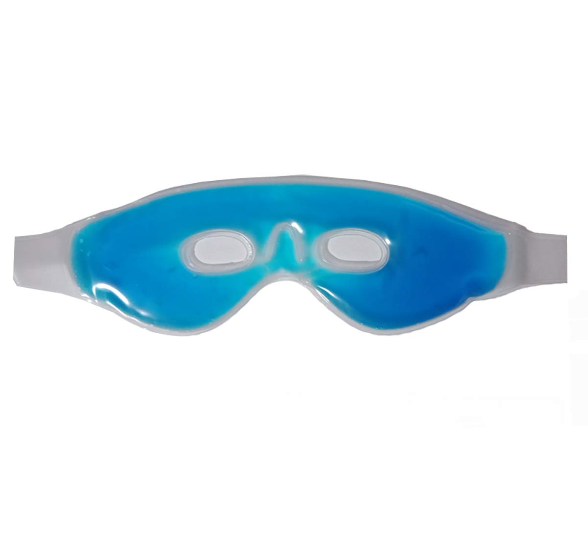 Kostech Cooling Gel Eye Mask for Dark Circles & Puffy Eyes – Soothing Relief for Dry Eyes, Redness & Pain – Reusable Cooling Eye Patches for Sleeping, Travel & Relaxation – Pack of 1 (Hole Design) – Perfect for Home, Office & Airplane Use