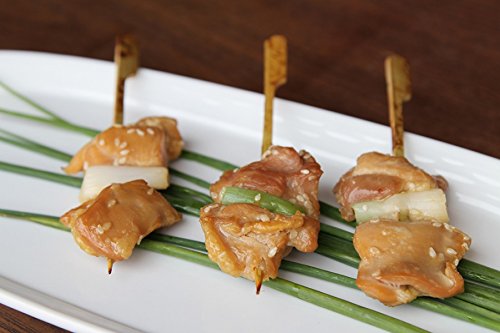 Premium Bulk Yakitori Chicken Satay Skewers - Gourmet Frozen Chicken Appetizers for Parties & Catering (8 Tray Set) - Perfect for BBQs, Weddings & Corporate Events