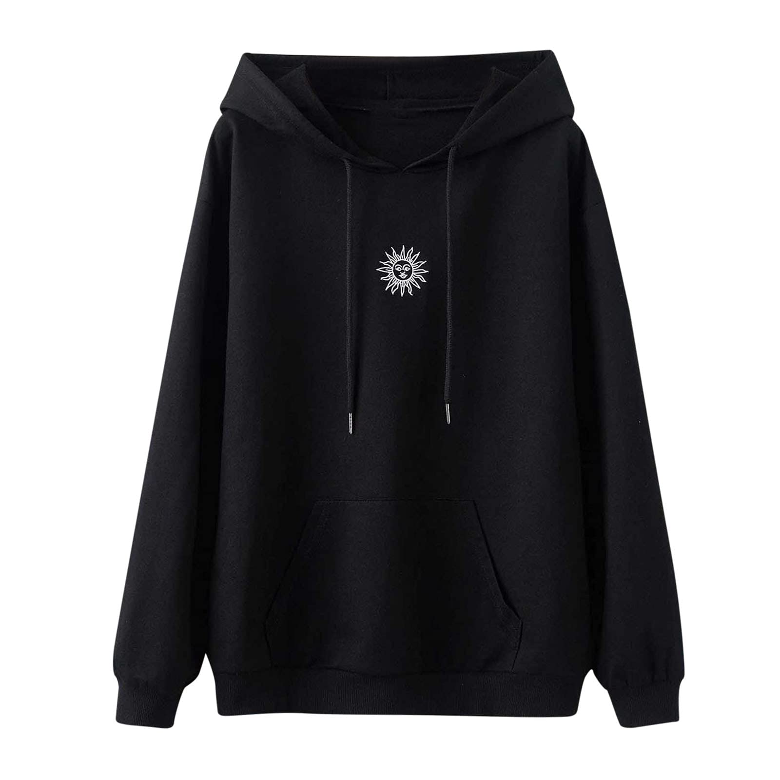 Women's Oversized Half Zip Sweatshirt - Drop Shoulder Casual Hoodie for Plus Size Women | Cozy Fall Outfit & Streetwear Fashion