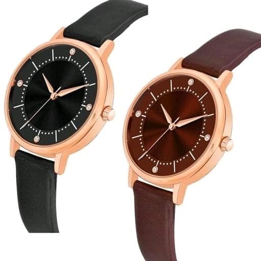 Stylish Ethnic Designer Leather Belt Analog Watches for Women & Girls - Maa Creation SR-794 AT-794 | Perfect for Casual Wear, Office, and Special Occasions