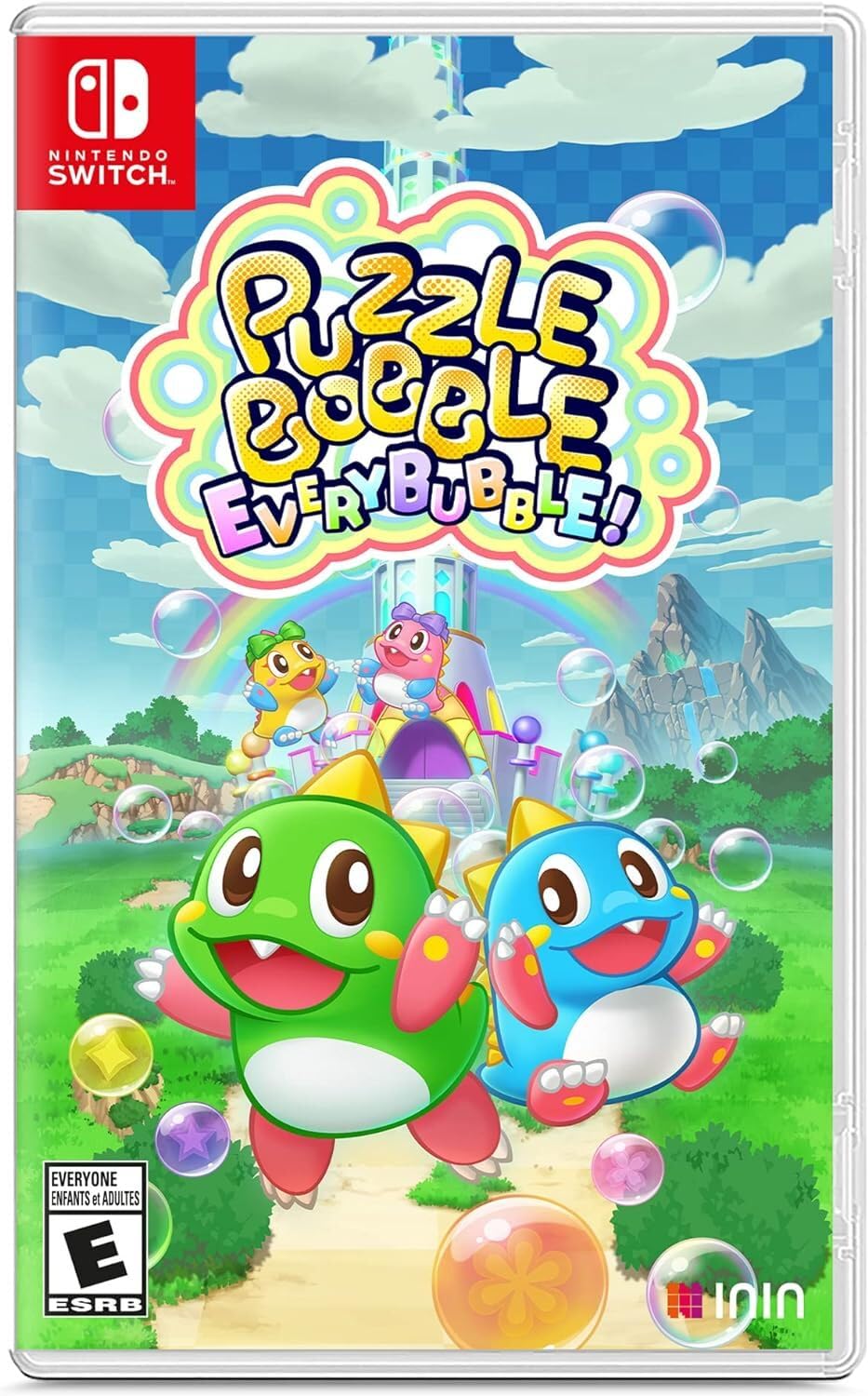 Puzzle Bobble Everybubble! Nintendo Switch Game - Fun Bubble Shooter Puzzle Adventure for Kids & Adults - Perfect for Family Game Night & Travel Entertainment