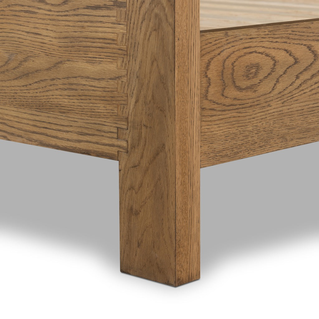 Stylish Meadow Bed in Tawny Oak Finish - Perfect for Modern Bedrooms & Cozy Home Decor