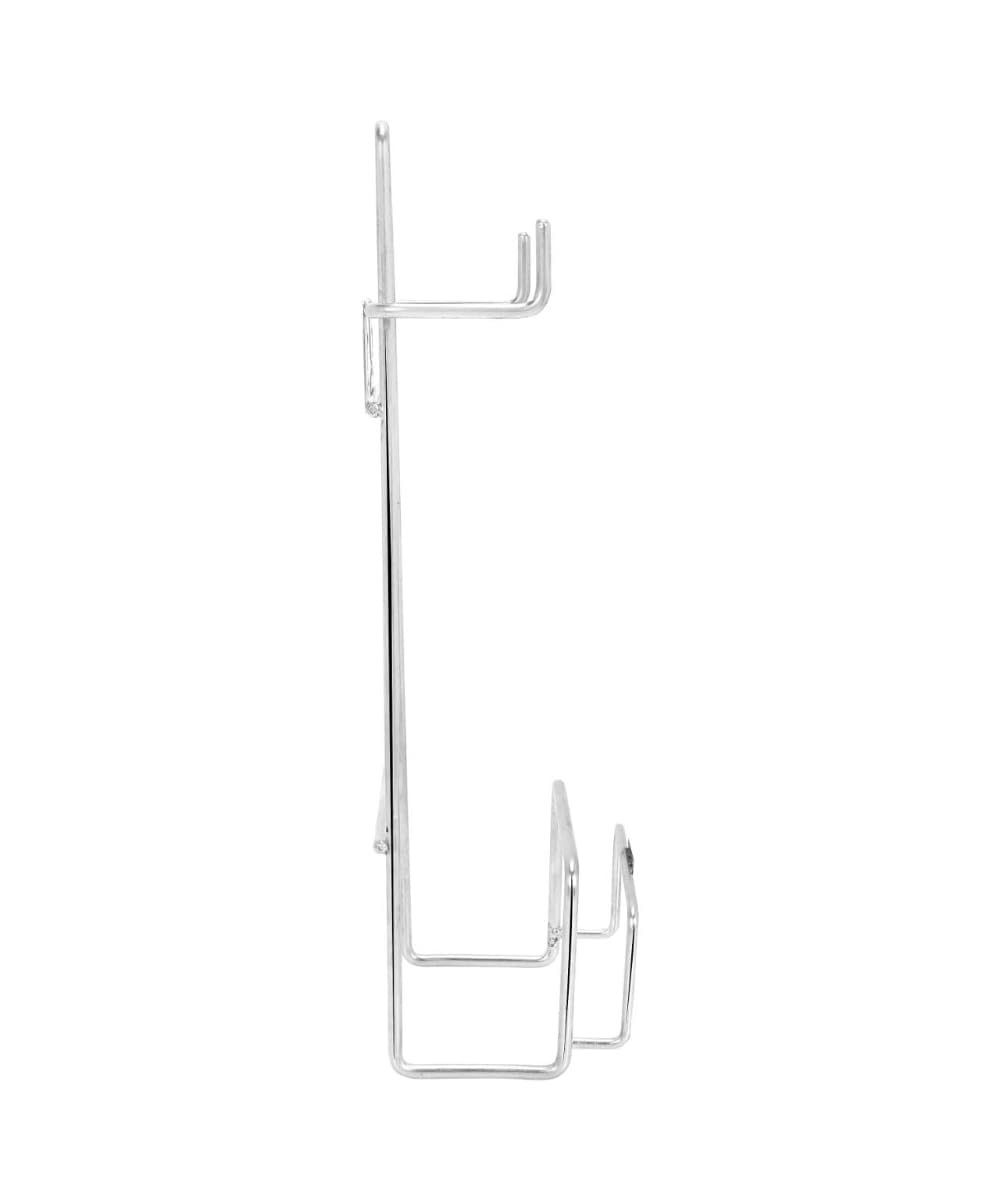 NH10 DESIGNS Stainless Steel Chakla Belan Holder - Rust-Free 3-in-1 Kitchen Organizer with Wall Mount Stand for Rolling Pin & Board | Perfect for Indian Cooking, Baking & Small Space Kitchen Organization