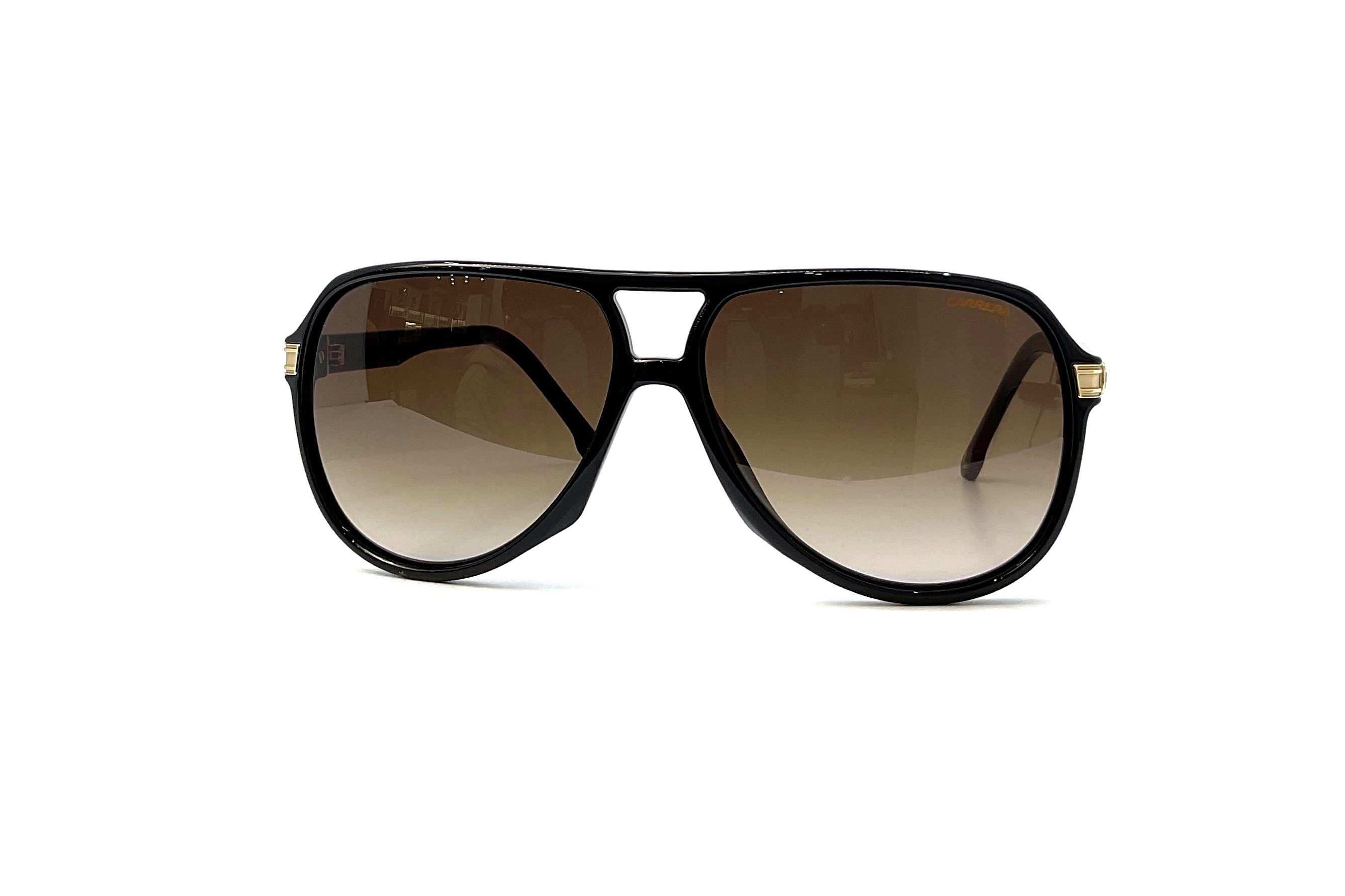 Carrera 1045/S Sunglasses - Black Aviator Style for Men & Women - Perfect for Driving, Outdoor Sports & Fashion